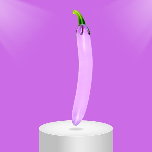 Chili Glass Curved Dildo