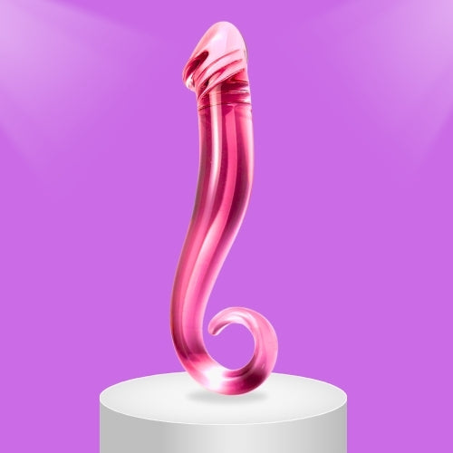 Glacier Glass Swirl Dildo