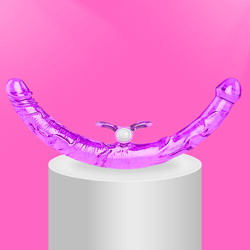 Double Dip Clit Flicking Double Ended Dildo