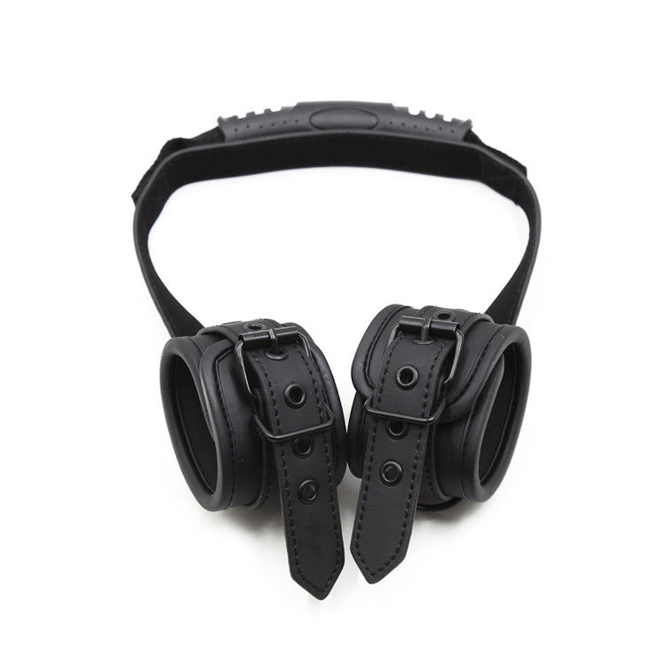 BDSM Wrist Restraint Handcuffs with Handle - Sexy Bee UK