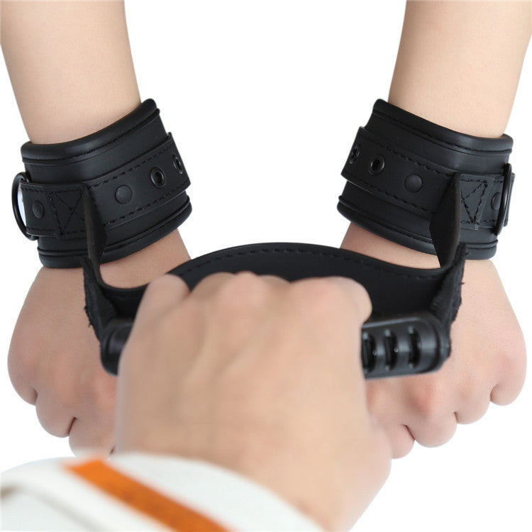 BDSM Wrist Restraint Handcuffs with Handle - Sexy Bee UK