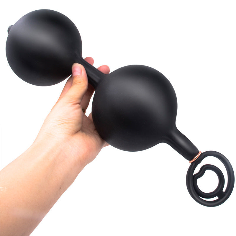 Cock Ring and Inflatable Butt Plug