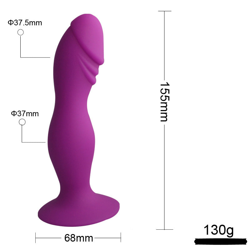 Sensual Waves Silicone Suction Cup Dildo - Sexy Bee UK