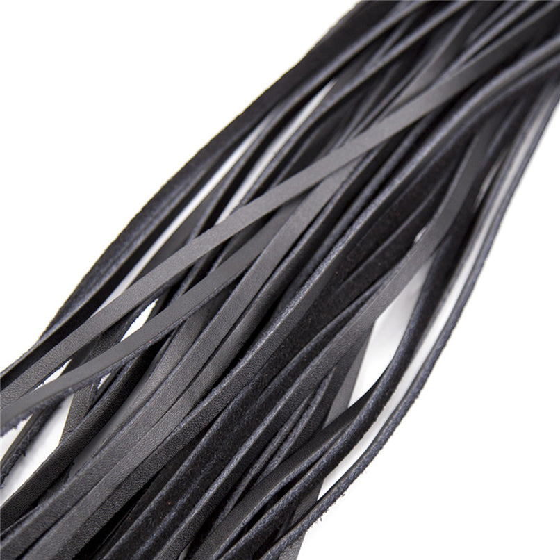Black Faux Leather Submission Flogger