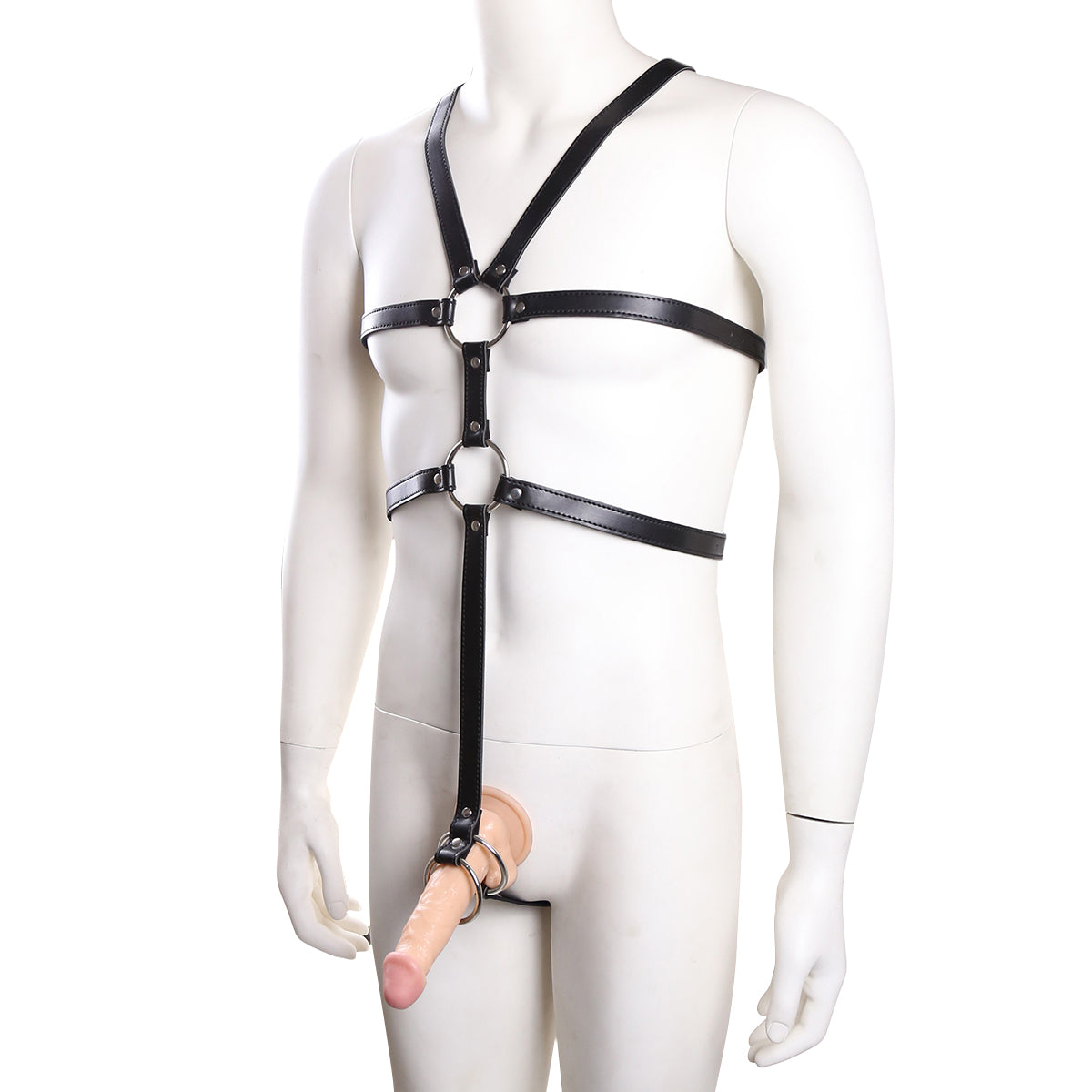 Male Harness with Penis Ring - Sexy Bee UK