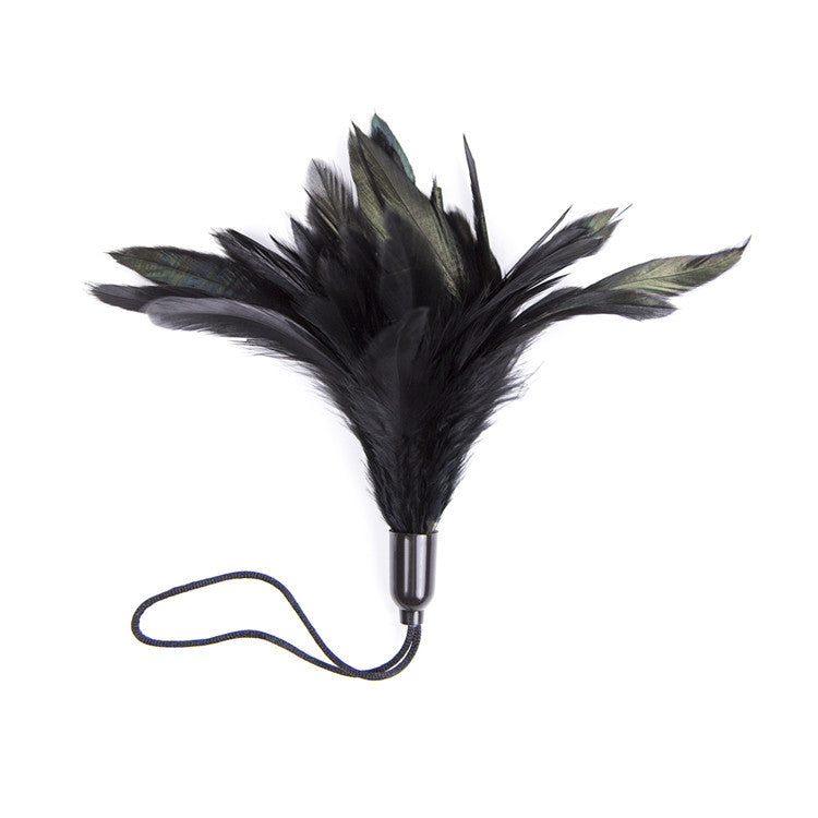 Black Feather Teaser with Hand Loop - Sexy Bee UK