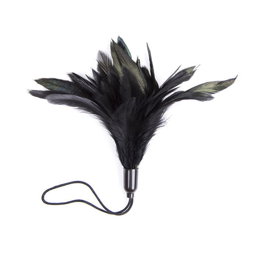Black Feather Teaser with Hand Loop