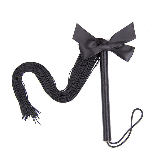Misfit Faux Leather Bow Flogger - Sexy Bee UK