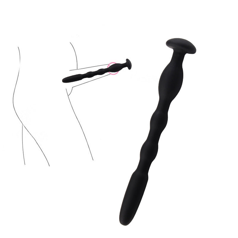 Silicone Ribbed Urethral Sound - Sexy Bee UK