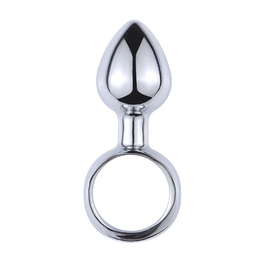 Ring Pull Stainless Steel Butt Plug - Sexy Bee UK