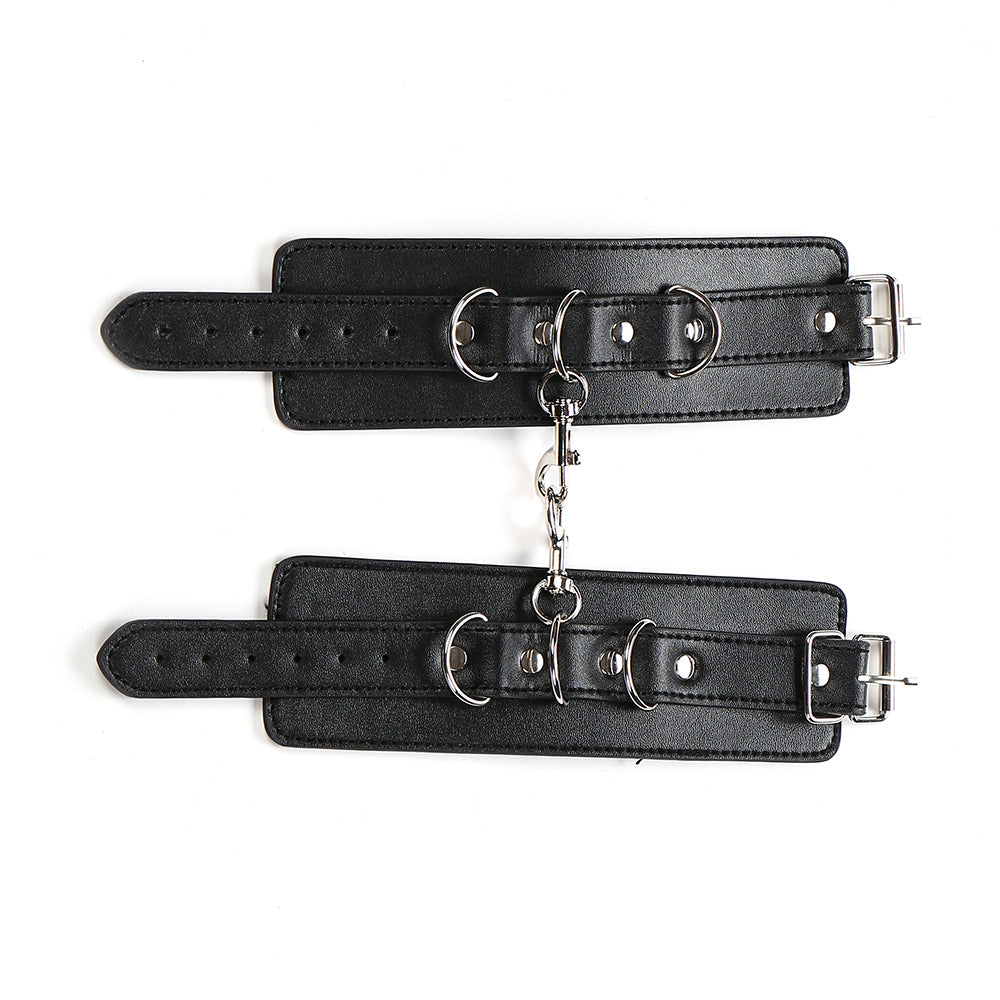 Prisoner of Passion Faux Leather Handcuffs - Sexy Bee UK