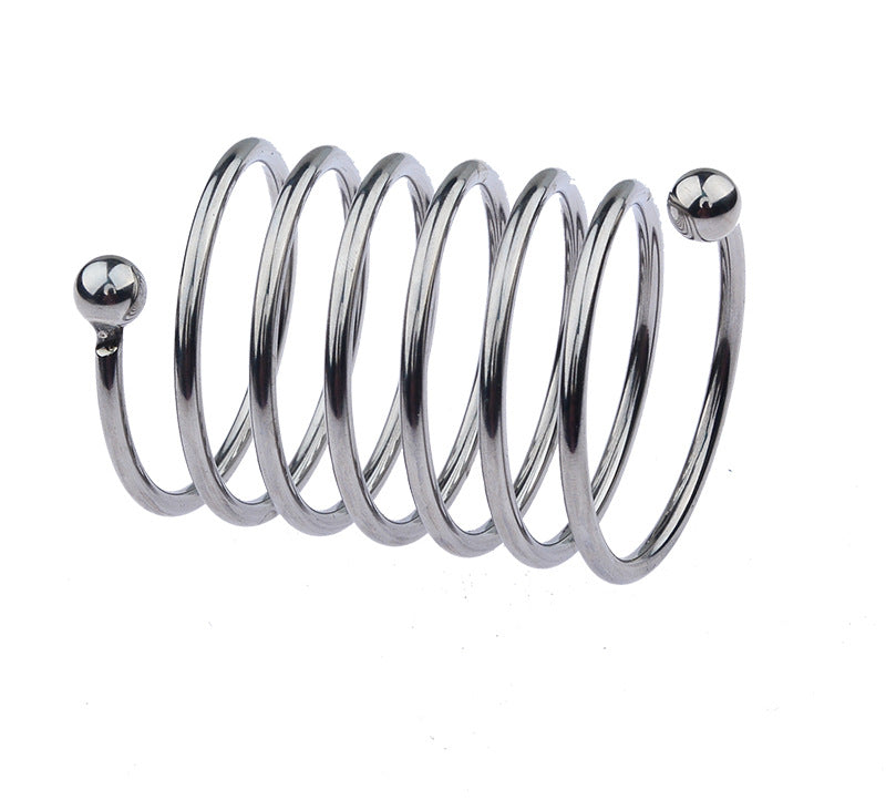 Spiral Stainless Steel Cock Ring - Sexy Bee UK