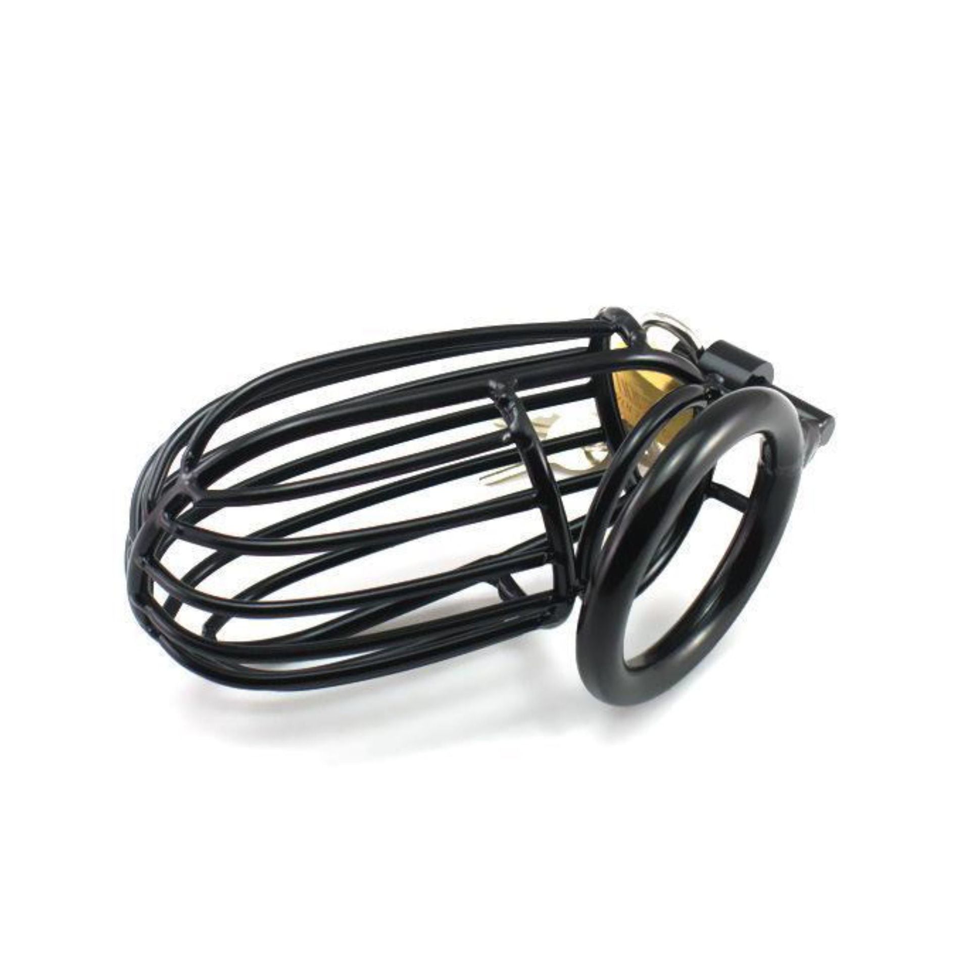 Blackout Stainless Steel Chastity Cage - Sexy Bee UK