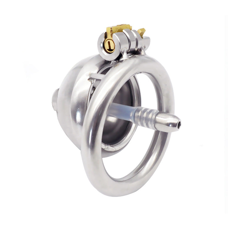 'Tiny Teapot' Male Chastity Cage with Urethral Sound (2.5 cm)