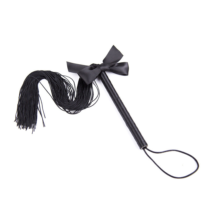 Misfit Faux Leather Bow Flogger - Sexy Bee UK