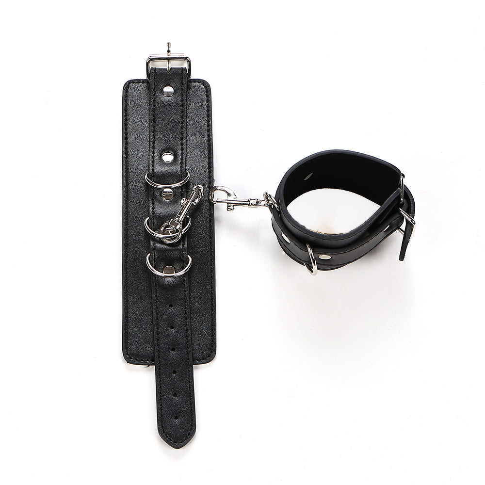 Prisoner of Passion Faux Leather Handcuffs - Sexy Bee UK