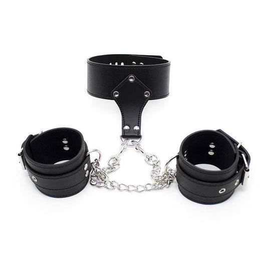 Collar and Cuff Restraint Set - Sexy Bee UK