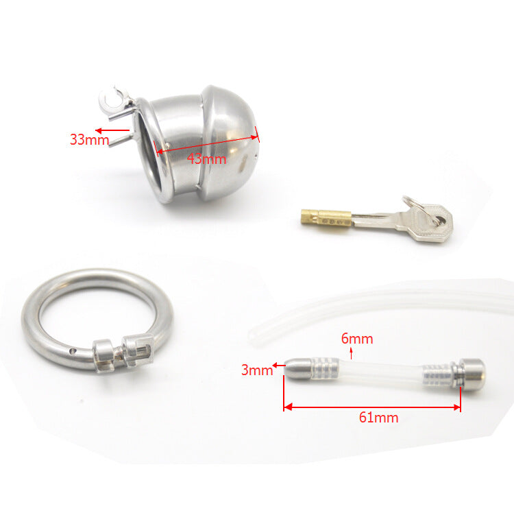 Stainless Saltshaker Chastity Cage - Sexy Bee UK