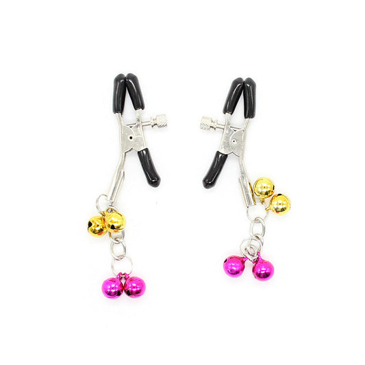 Stainless Steel Nipple Clips with Bells - Sexy Bee UK