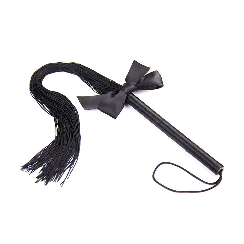 Misfit Faux Leather Bow Flogger - Sexy Bee UK