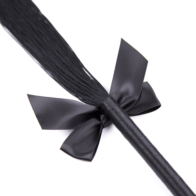 Misfit Faux Leather Bow Flogger - Sexy Bee UK