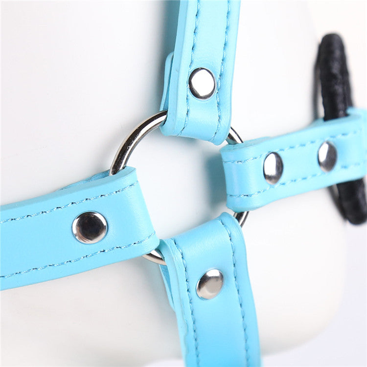 Bondage O-Ring Gag Head Harness - Sexy Bee UK