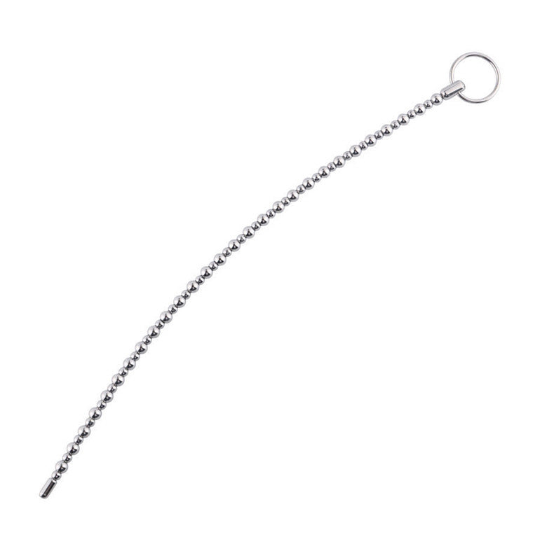 Stainless Steel Ribbed Urethral Dilator - Sexy Bee UK
