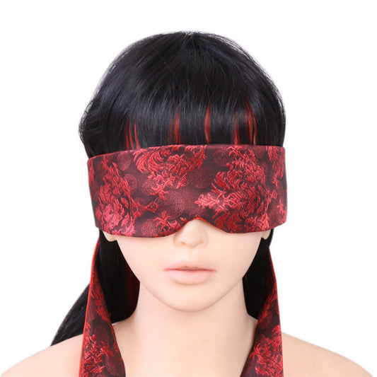 Scarlet Luxury Silk Blindfold