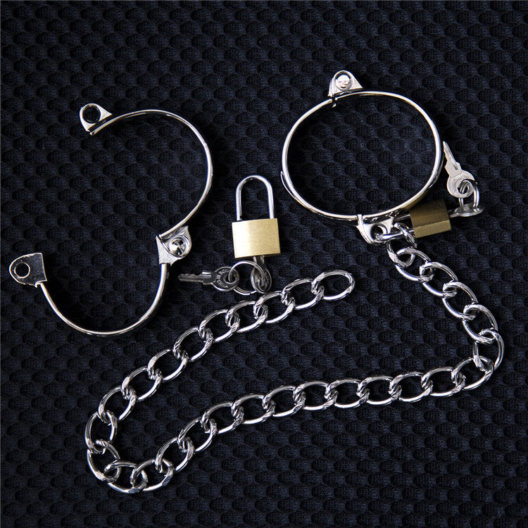 Chained Metal Handcuffs