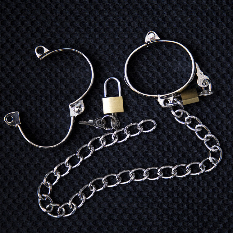 Chained Metal Handcuffs - Sexy Bee UK