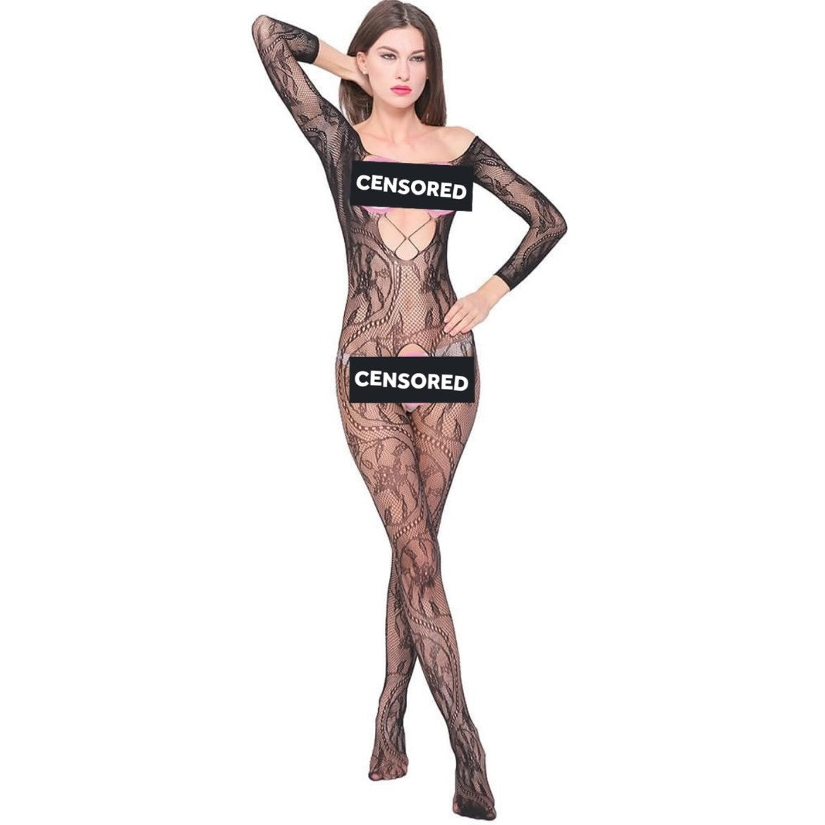 Crotchless Fishnet Bodystocking