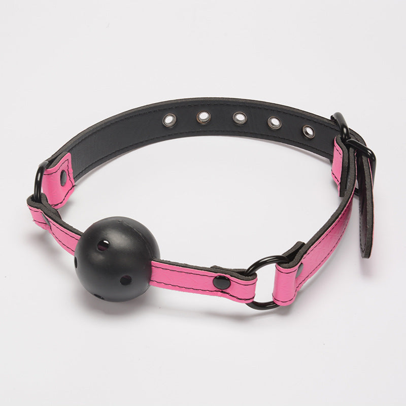 Black and Pink Breathable Ball Gag - Sexy Bee UK