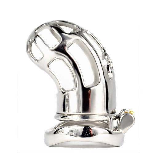 Pleasure Chamber Stainless Steel Chastity Cage - Sexy Bee UK