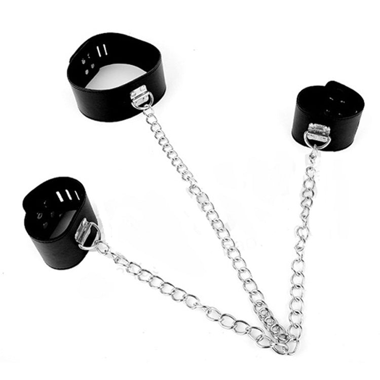 'The Slave' Cuff, Collar and Chains - Sexy Bee UK