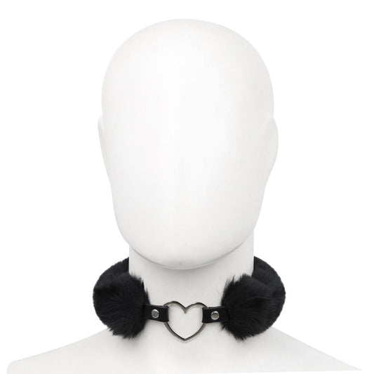 VF Fluffy Collar with a Stainless Steel Heart Feature