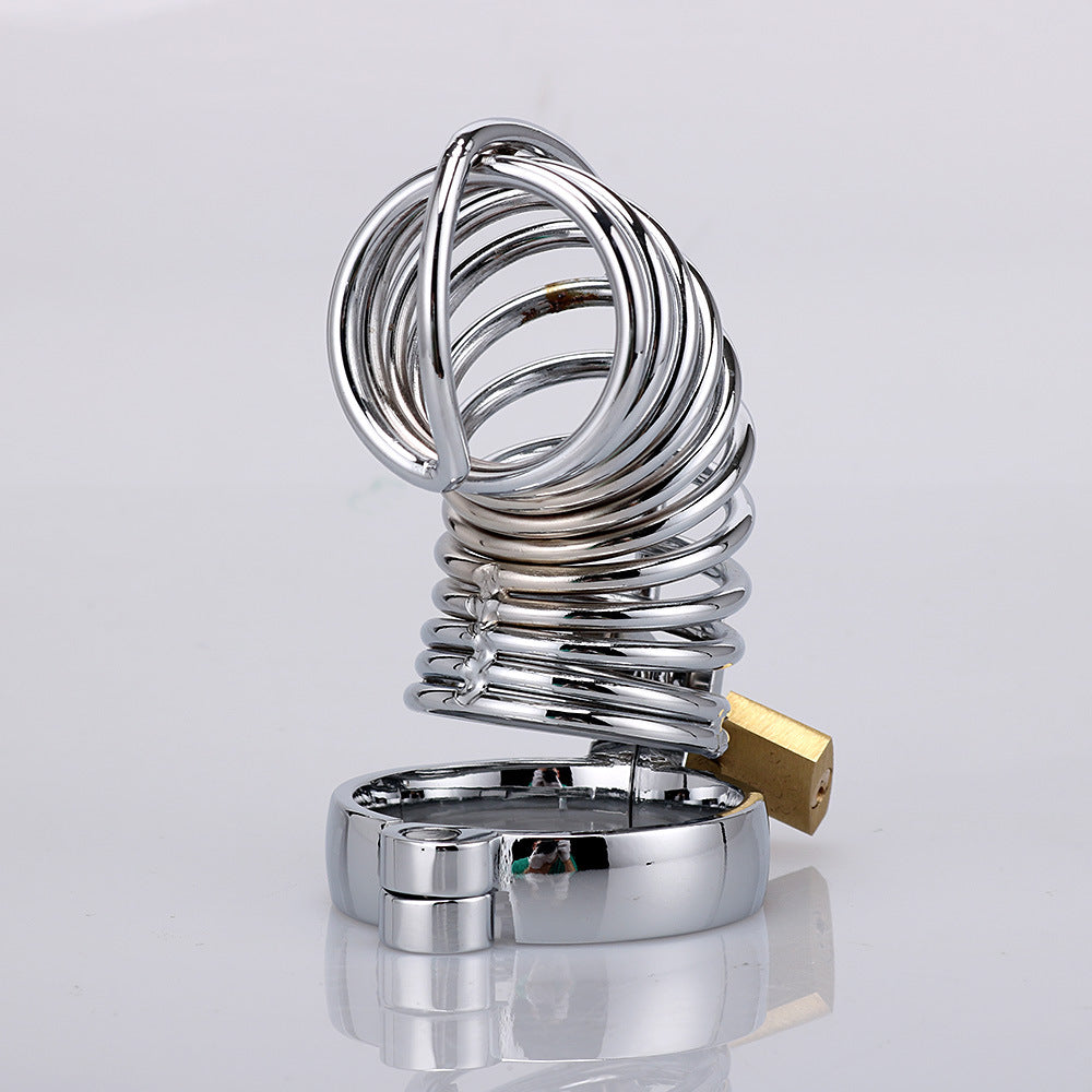 Stainless Steel Spiral Chastity Cage - Sexy Bee UK