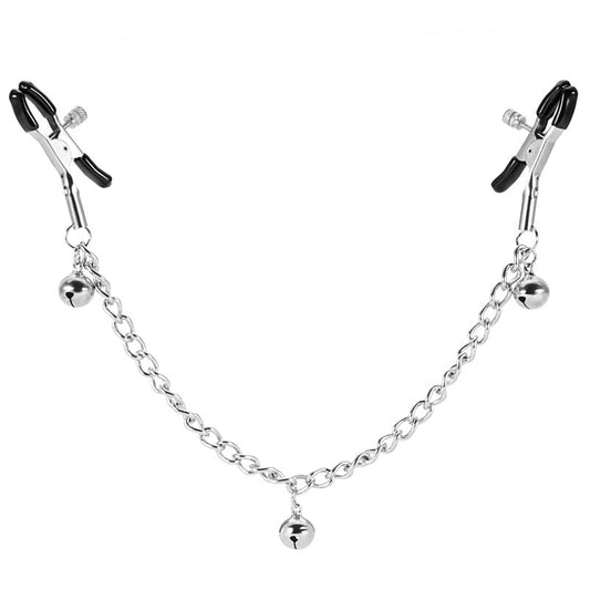 'Jingle Bells' Nipple Clamps and Chain Connector