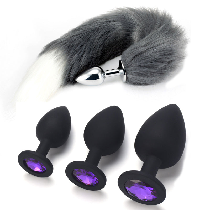 Silver Fox Butt Plug Set - Sexy Bee UK