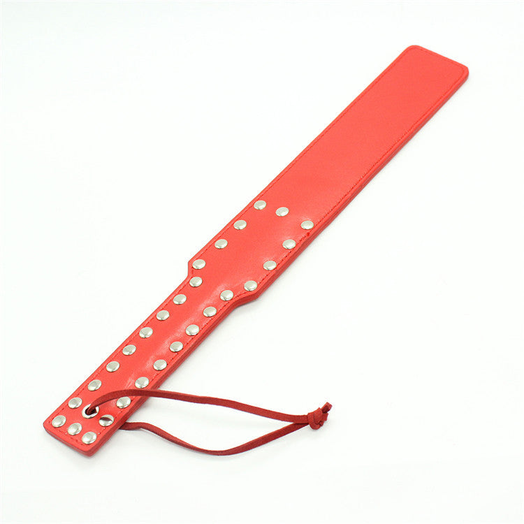 Faux Leather Studded Paddle - Sexy Bee UK