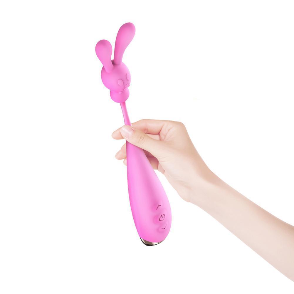 High Frequency Wave Clitoris and Nipple Vibrator Wand - 3 Heads & 7 Modes