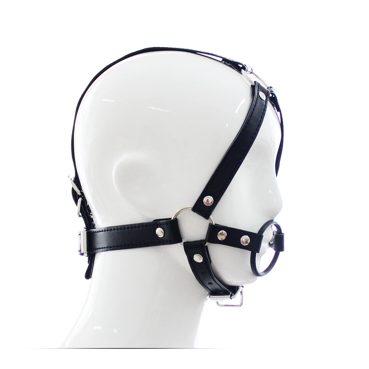 Bondage O-Ring Gag Head Harness - Sexy Bee UK