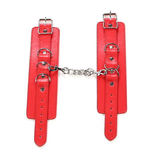 Prisoner of Passion Faux Leather Handcuffs - Sexy Bee UK