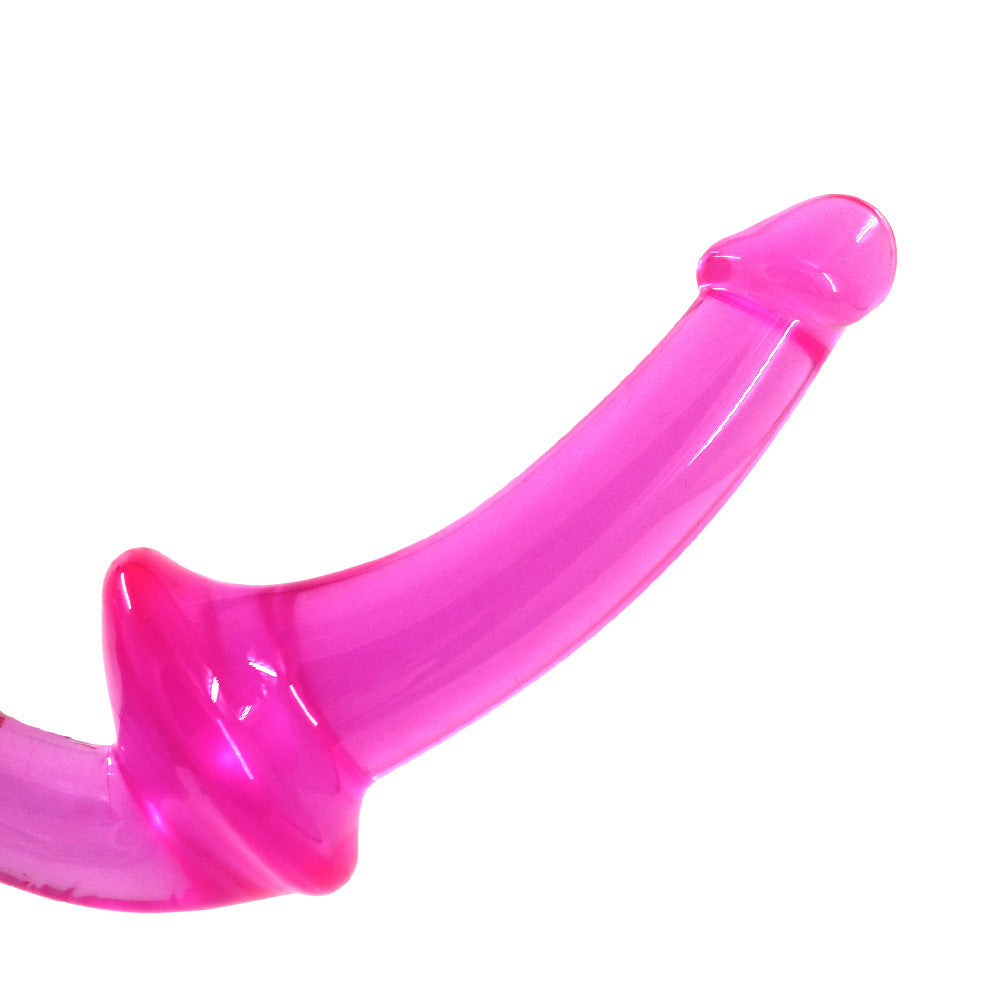 Crystal Clear Curveball Double Ended Dildo - Sexy Bee UK