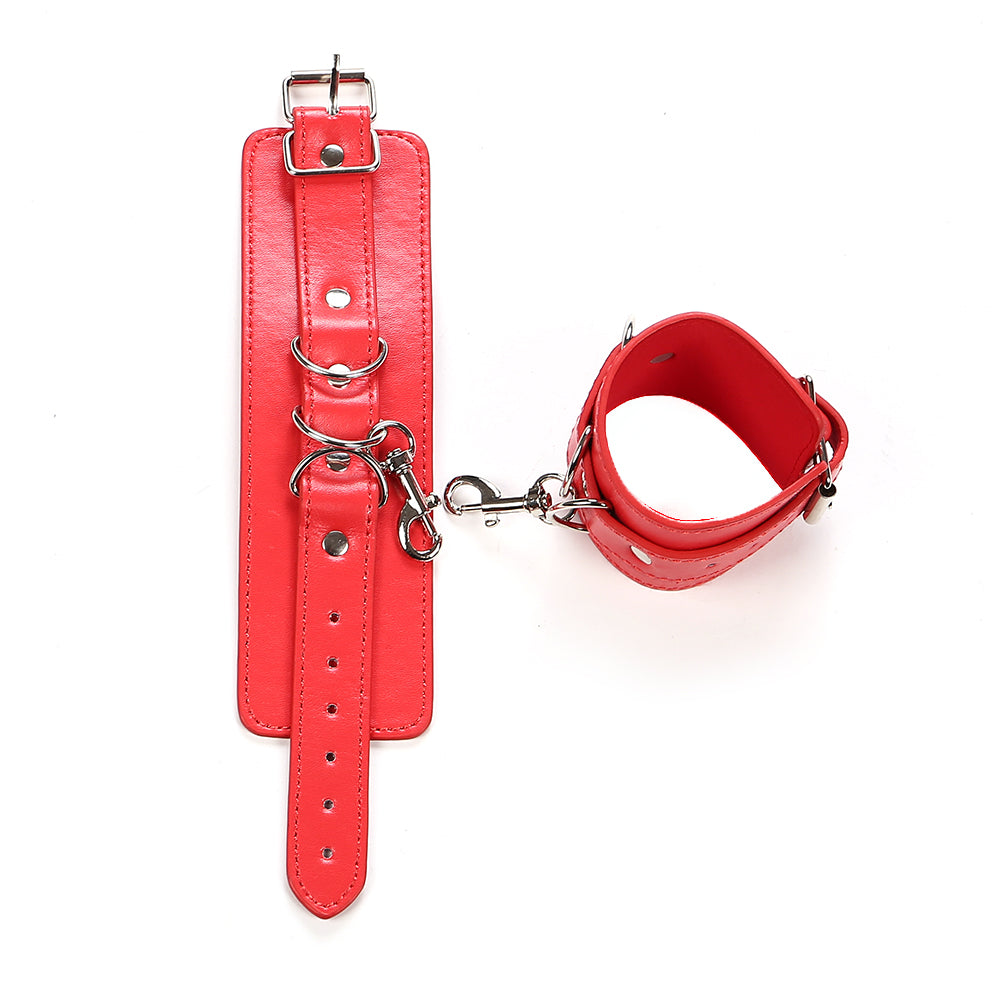 Prisoner of Passion Faux Leather Handcuffs - Sexy Bee UK