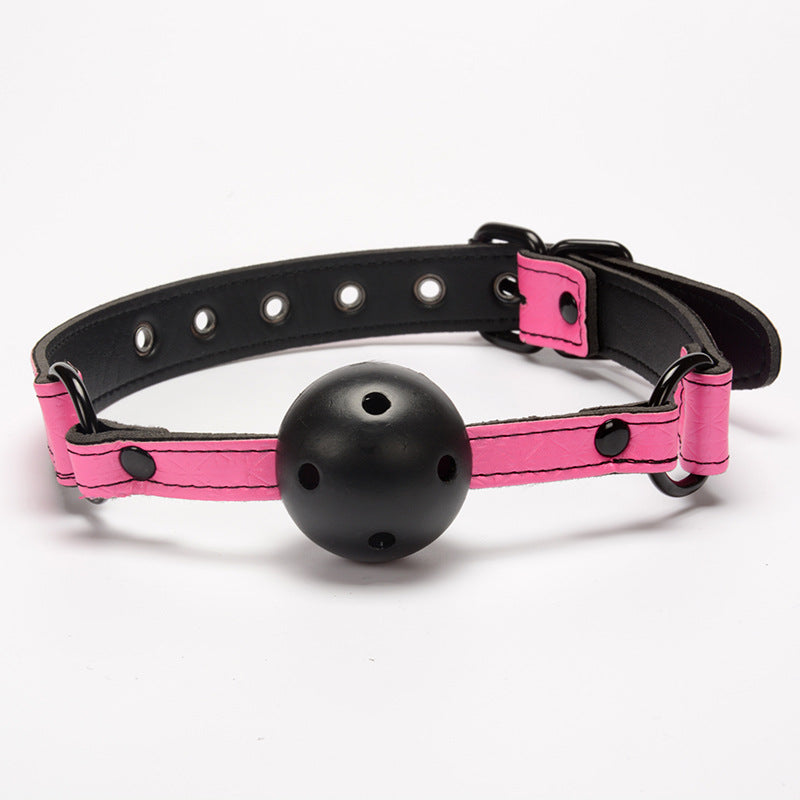 Black and Pink Breathable Ball Gag - Sexy Bee UK