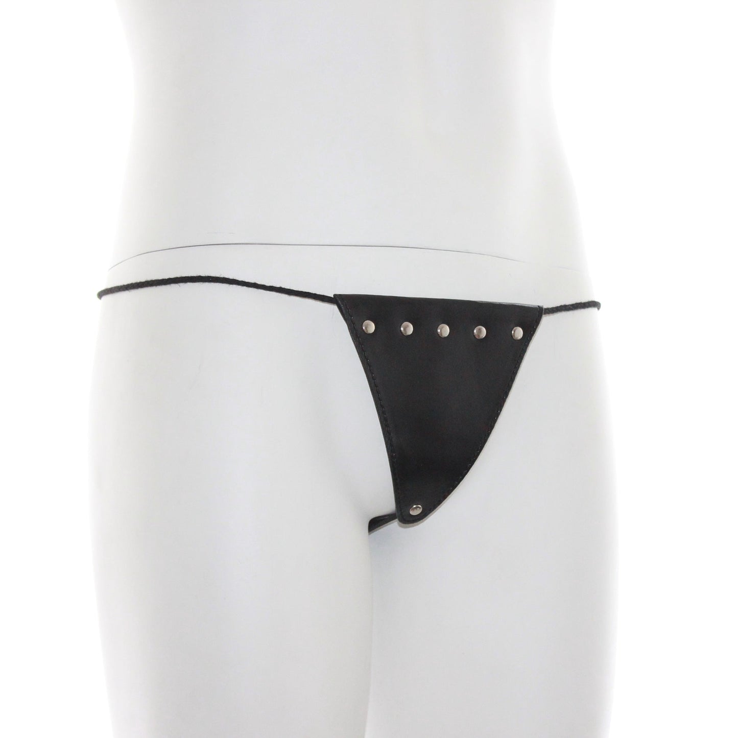 Leather Strap Knickers with Rivet Detail