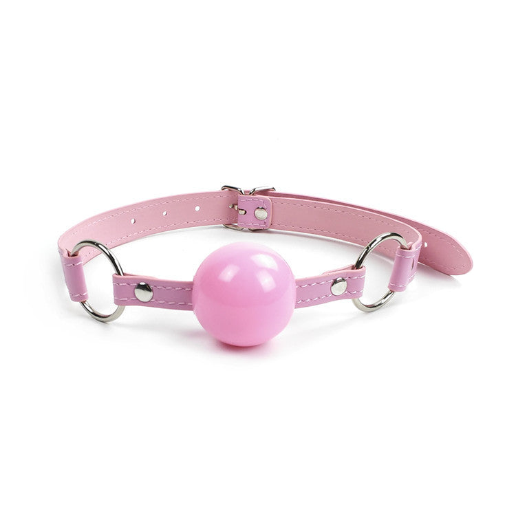 Pretty Pink Plastic Ball Gag - Sexy Bee UK