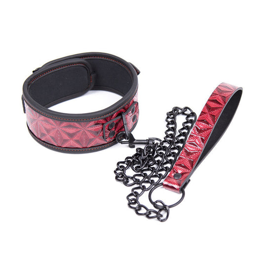 Aztec Bondage Collar and Lead - Sexy Bee UK