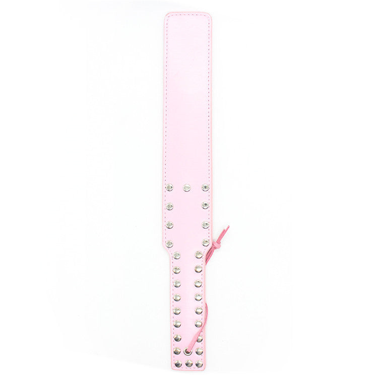 Faux Leather Studded Paddle - Sexy Bee UK