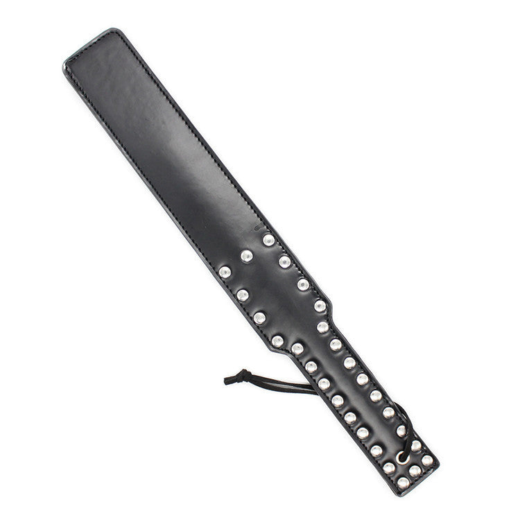 Faux Leather Studded Paddle - Sexy Bee UK